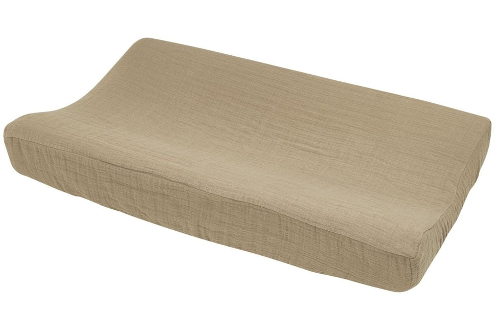 Meyco Aankleedkussenhoes Taupe 50x70cm koop je bij Babywinkel