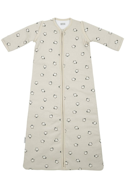 Meyco Baby Penguin Baby Slaapzak Met Afritsbare Mouwen Soft Sand koop je bij Babywinkel
