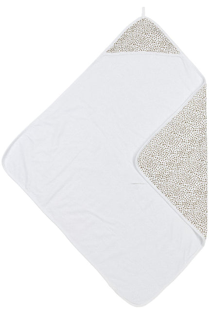 Meyco Badcape Baby 90X90cm Cheetah Taupe koop je bij Babywinkel