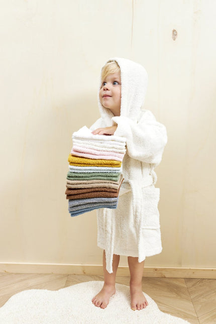 Meyco Badjas Basic Badstof Offwhite koop je bij Babywinkel