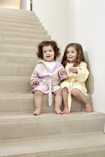 Meyco Badjas Basic Badstof Soft Yellow koop je bij Babywinkel