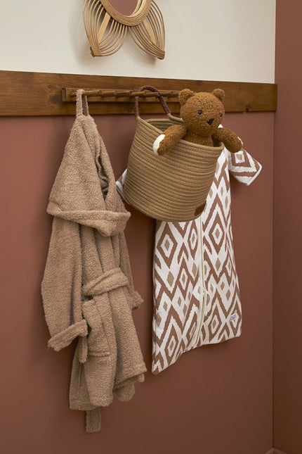 Meyco Badjas Basic Badstof Toffee koop je bij Babywinkel
