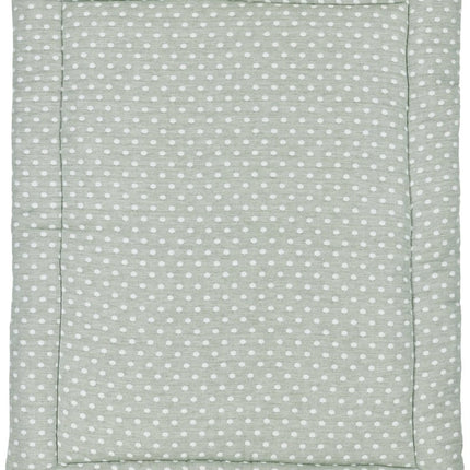 Meyco Boxkleed Little Dots Forest Green koop je bij Babywinkel