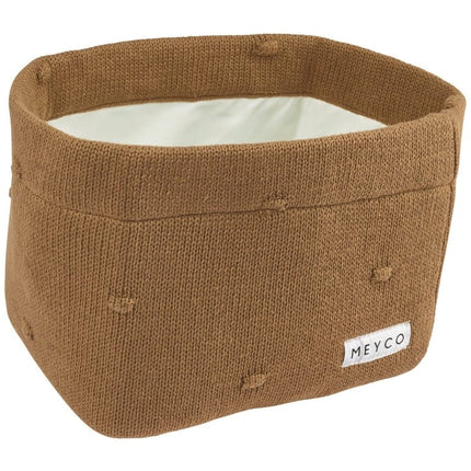 Meyco Commodemandje Medium Mini Knots Toffee - Meyco - Babywinkel - 4054703430882