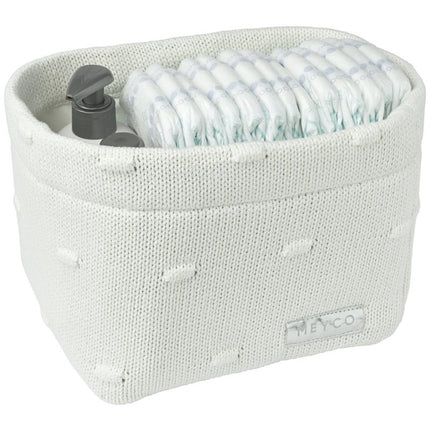 Meyco Commodemandje Small Knots Offwhite - Meyco - Babywinkel - 4054703823509