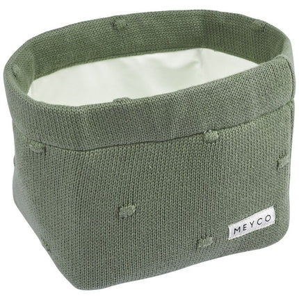 Meyco Commodemandje Small Mini Knots Forest Green - Meyco - Babywinkel - 4054703230789