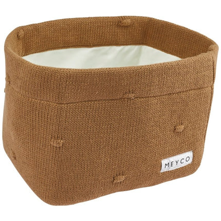 Meyco Commodemandje Small Mini Knots Toffee - Meyco - Babywinkel - 4054703230888