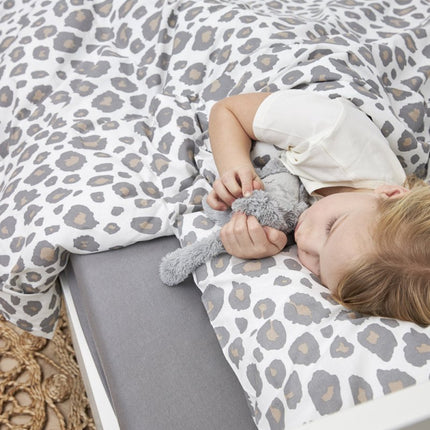 Meyco Dekbedovertrek 120X150cm Panter Neutral - Meyco - Babywinkel - 4054703436570