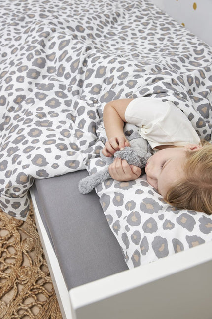 Meyco Dekbedovertrek 120X150cm Panter Neutral - Meyco - Babywinkel - 4054703436570