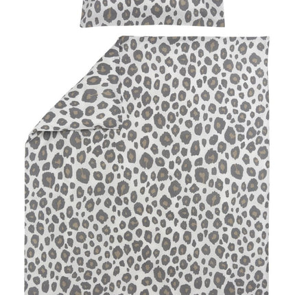 Meyco Dekbedovertrek 120X150cm Panter Neutral - Meyco - Babywinkel - 4054703436570