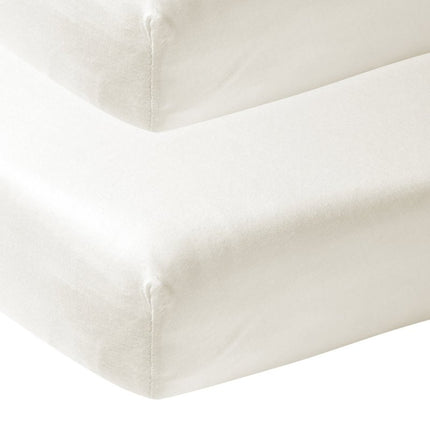 Meyco Hoeslaken Jersey 2St 60X120 Offwhite - Meyco - Babywinkel - 4054703642018