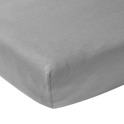 Meyco Hoeslaken Jersey Boxmatras 75X95cm Grijs - Meyco - Babywinkel - 4054703566048