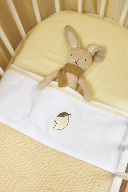Meyco Hoeslaken Jersey Boxmatras 75X95cm Soft Yellow - Meyco - Babywinkel - 4054703660128