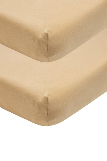 Meyco Hoeslaken Jersey Warm Sand 40x80/90 cm 2st - Babywinkel - 4054703632118