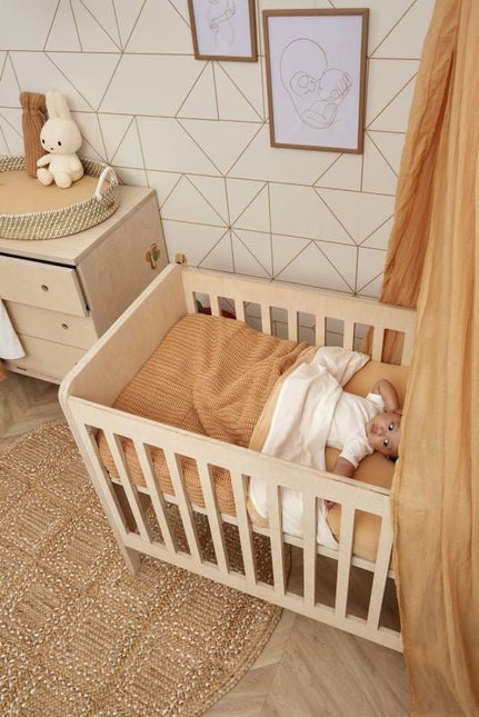 Meyco Hoeslaken Jersey Warm Sand 40x80/90 cm 2st - Babywinkel - 4054703632118