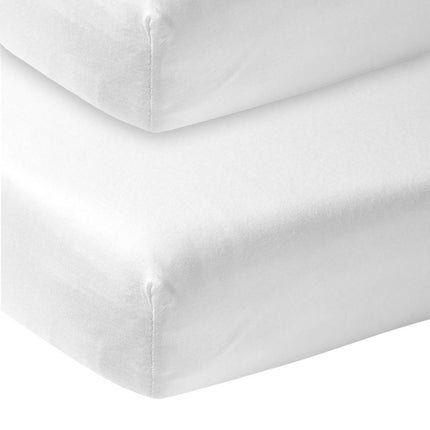 Meyco Hoeslaken Jersey Wit 60x120cm 2st - Meyco - Babywinkel - 4054703642001