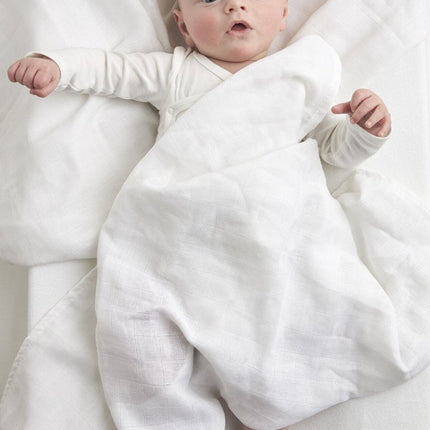 Meyco Hydrofiele Doek 10St Wit - Meyco - Babywinkel - 4054703522006