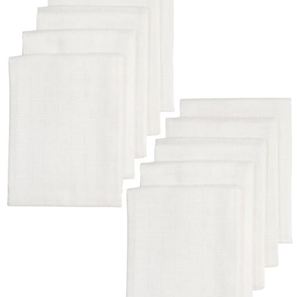 Meyco Hydrofiele Doek 10St Wit - Meyco - Babywinkel - 4054703522006