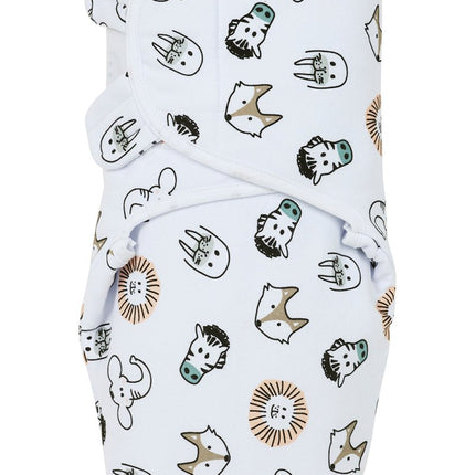 Meyco Inbakerdoek Animal Multicolour 0 - 3 Mnd - Meyco - Babywinkel - 4054703491012