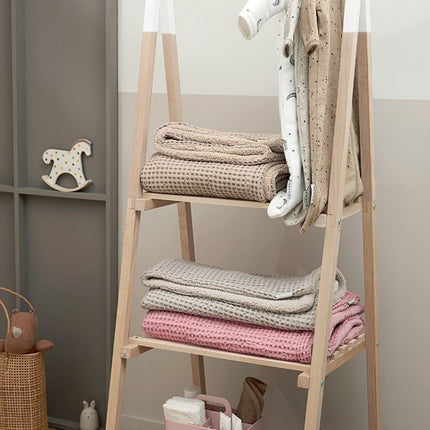 Meyco Ledikantdeken Old Pink 100X150cm - Meyco - Babywinkel - 4054703218107