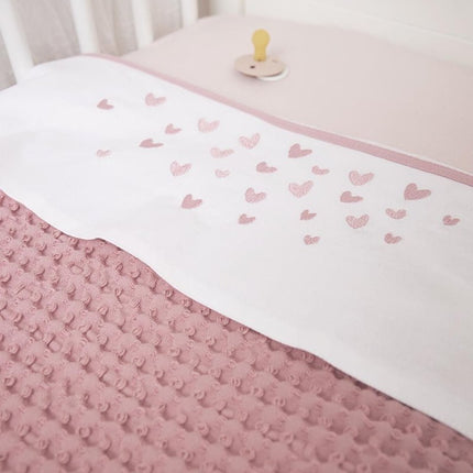 Meyco Ledikantdeken Old Pink 100X150cm - Meyco - Babywinkel - 4054703218107