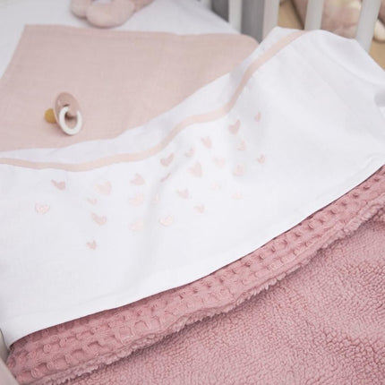 Meyco Ledikantdeken Old Pink 100X150cm - Meyco - Babywinkel - 4054703218107