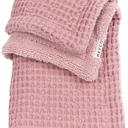 Meyco Ledikantdeken Old Pink 100X150cm - Meyco - Babywinkel - 4054703218107