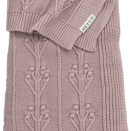 Meyco Ledikantdeken Romantic Flower Lilac - Meyco - Babywinkel - 4054703753981