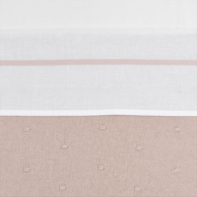 Meyco Ledikantlaken Bies Soft Pink koop je bij Babywinkel