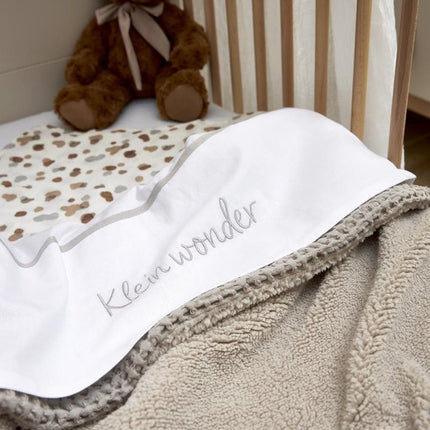 Meyco Ledikantlaken Klein Wonder Greige 100X150cm - Meyco - Babywinkel - 4054703164497