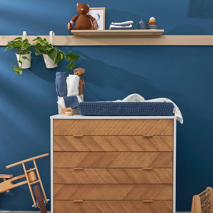 Meyco Monddoekje Moon 3 - Pack Hydrofiel Indigo 30X30cm - Meyco - Babywinkel - 4054703152333