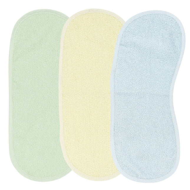 Meyco Monddoekje Schoudermodel 3St Basic Badstof Soft Mint Soft Yellow Light Blue - Meyco - Babywinkel - 4054703614121