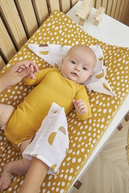 Meyco Monddoekje Shapes Honey Gold 3st - Meyco - Babywinkel - 4054703457995
