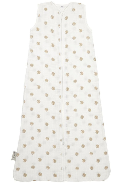 Meyco Slaapzak Baby Dots Hydrofiel Sand - Meyco - Babywinkel - 4054703149319