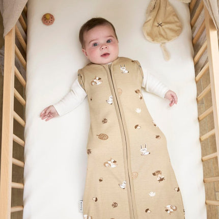 Meyco Slaapzak Baby Forest Animals Sand - Meyco - Babywinkel - 4054703346015
