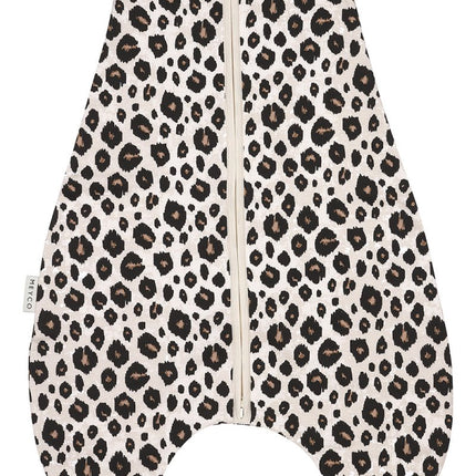 Meyco Slaapzak Baby Overall Jumper 92cm Leopard Sand Melange - Meyco - Babywinkel - 4054703746808