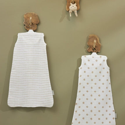 Meyco Slaapzak Baby Stripe Hydrofiel Sand - Meyco - Babywinkel - 4054703194319