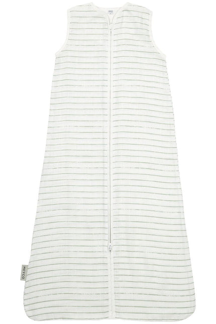 Meyco Slaapzak Baby Stripe Hydrofiel Soft Green - Meyco - Babywinkel - 4054703194418