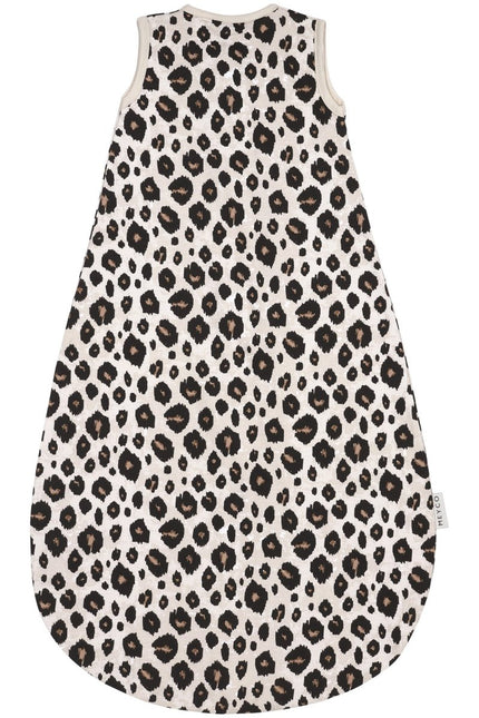 Meyco Slaapzak Baby Zomer Rond Leopard Sand Melange - Meyco - Babywinkel - 4054703721805