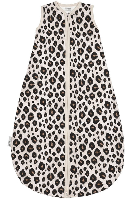 Meyco Slaapzak Baby Zomer Rond Leopard Sand Melange - Meyco - Babywinkel - 4054703721805