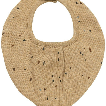 Meyco Slabbetje Rib Mini Spot 2 - Pack Toffee Melange - Meyco - Babywinkel - 4054703125849