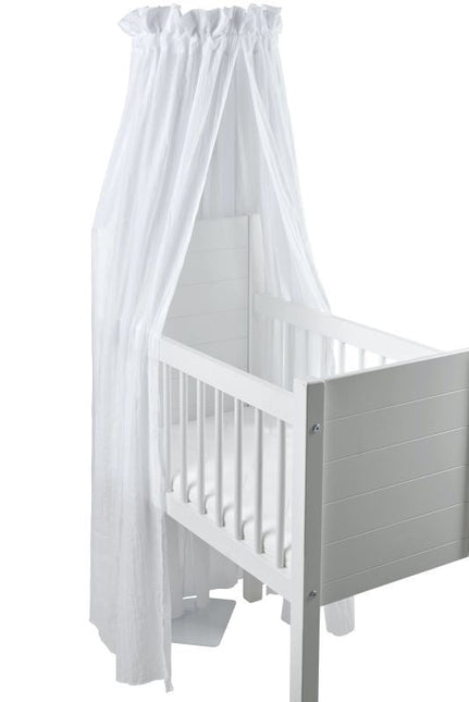 Meyco Sluier Ledikant Uni Wit - Meyco - Babywinkel - 4054703593006