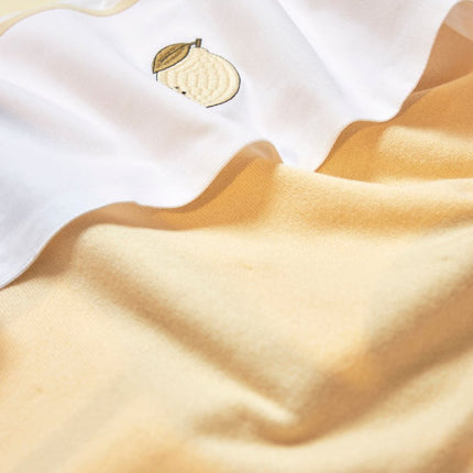 Meyco Wiegdeken Knit Basic Soft Yellow 75X100cm - Meyco - Babywinkel - 4054703273212