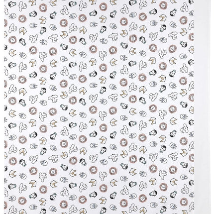 Meyco Wieglaken Animal/Uni 2 - Pack White 75X100cm - Meyco - Babywinkel - 4054703162028