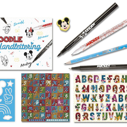 Mickey Mouse Hand Lettering Set - Babywinkel - 8714274580725