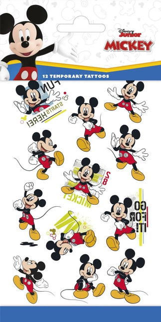 Mickey Mouse Nep Tattoos 12 Delig koop je bij Babywinkel