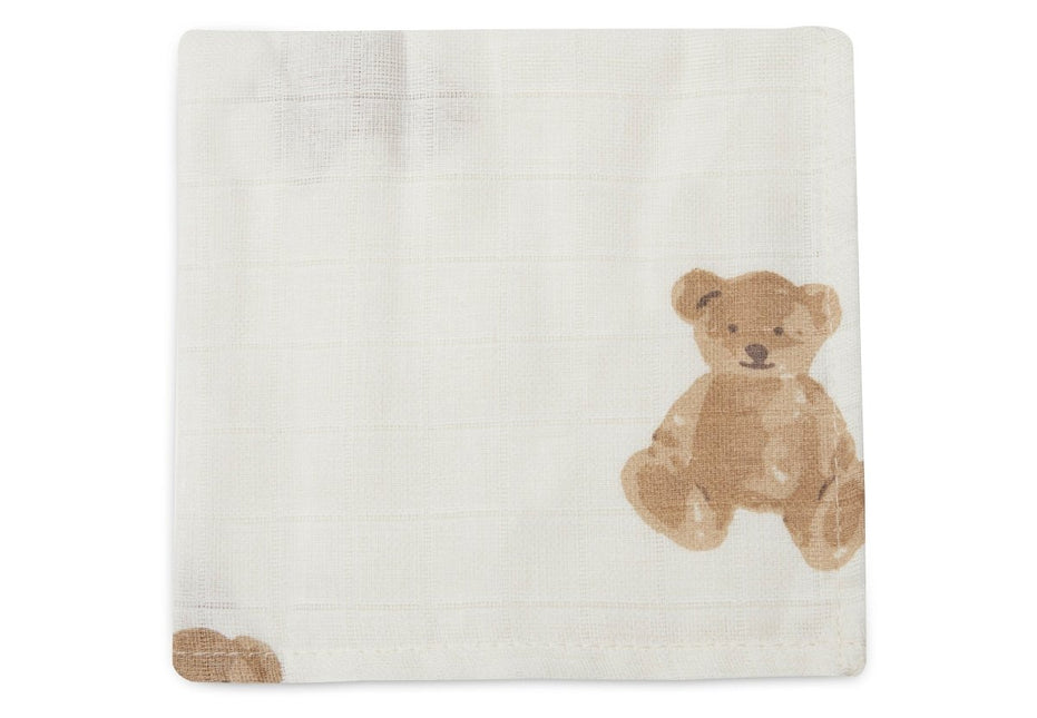 Monddoekje Hydrofiel - Teddy Bear - 3 Stuks - Babywinkel - 8717329369450