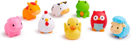 Munchkin Badspeelgoed Waterspuidende Boerderij Dieren 8St - Munchkin - Babywinkel - 5019090119665
