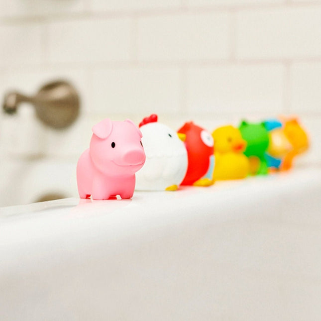 Munchkin Badspeelgoed Waterspuidende Boerderij Dieren 8St - Munchkin - Babywinkel - 5019090119665