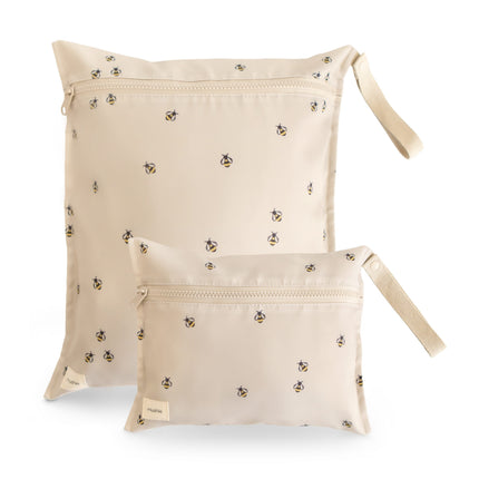 Mushie Bolsa de viaje Water Resistant Bees